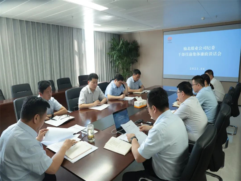 公司纪委对拟提任干部进行任前廉政考试和集体廉政谈话.jpg